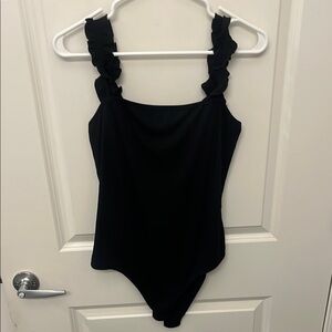 Kaileigh Black Bodysuit